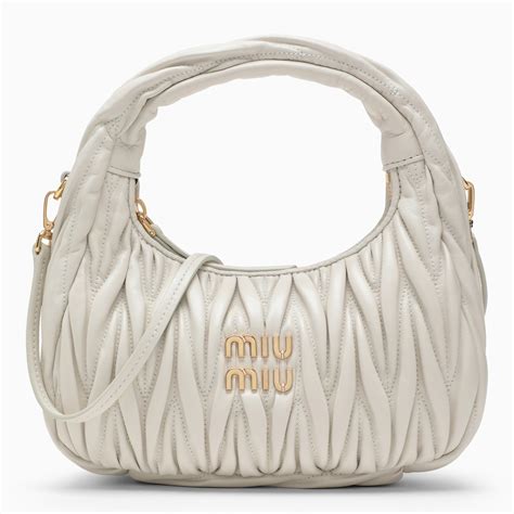 miu miu white handbag|miu outlet store.